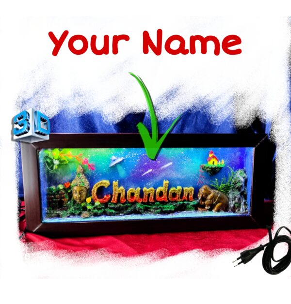 Customized 3D Led Name Box- Unique Gift %count(title) - craftplanet e1611907675613