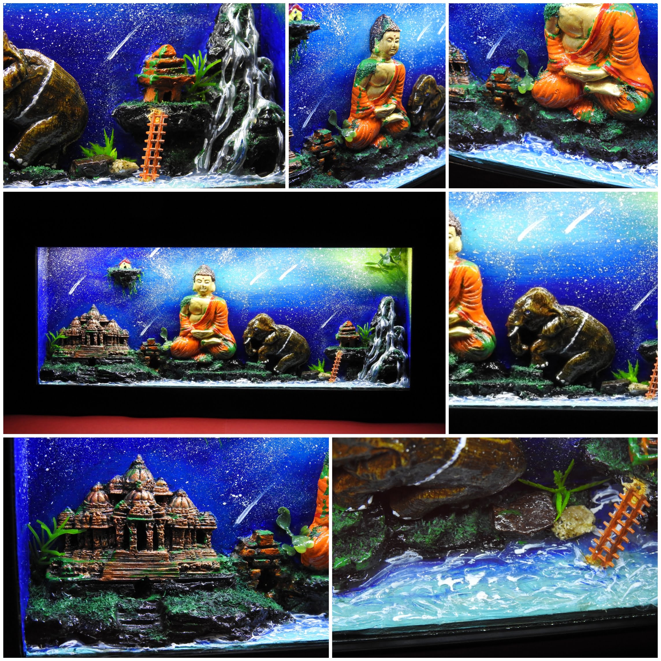 Miniature box frame - Personalised miniature Gifts 3D with light %count(title) - PicsArt 03 07 11.11.09