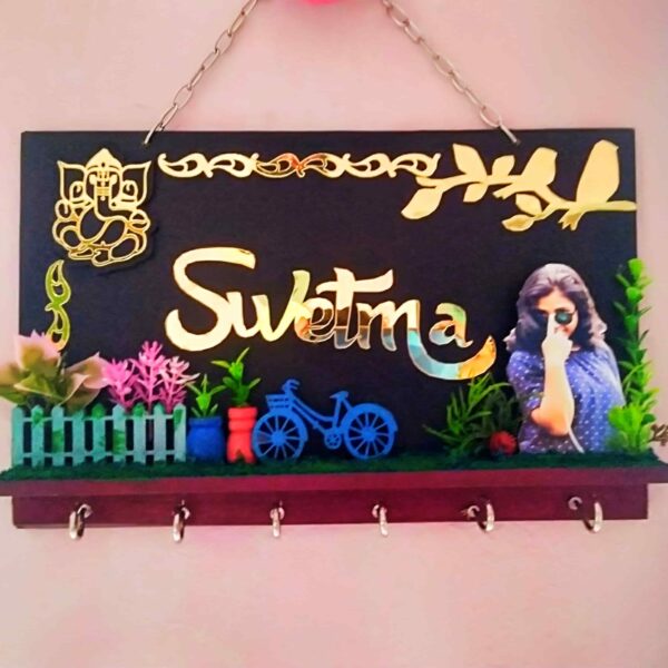 Miniature Setup Key Holder - WIth Customized Name and Photo (Black)) %count(title) - IMG 20230214 122339 min 1