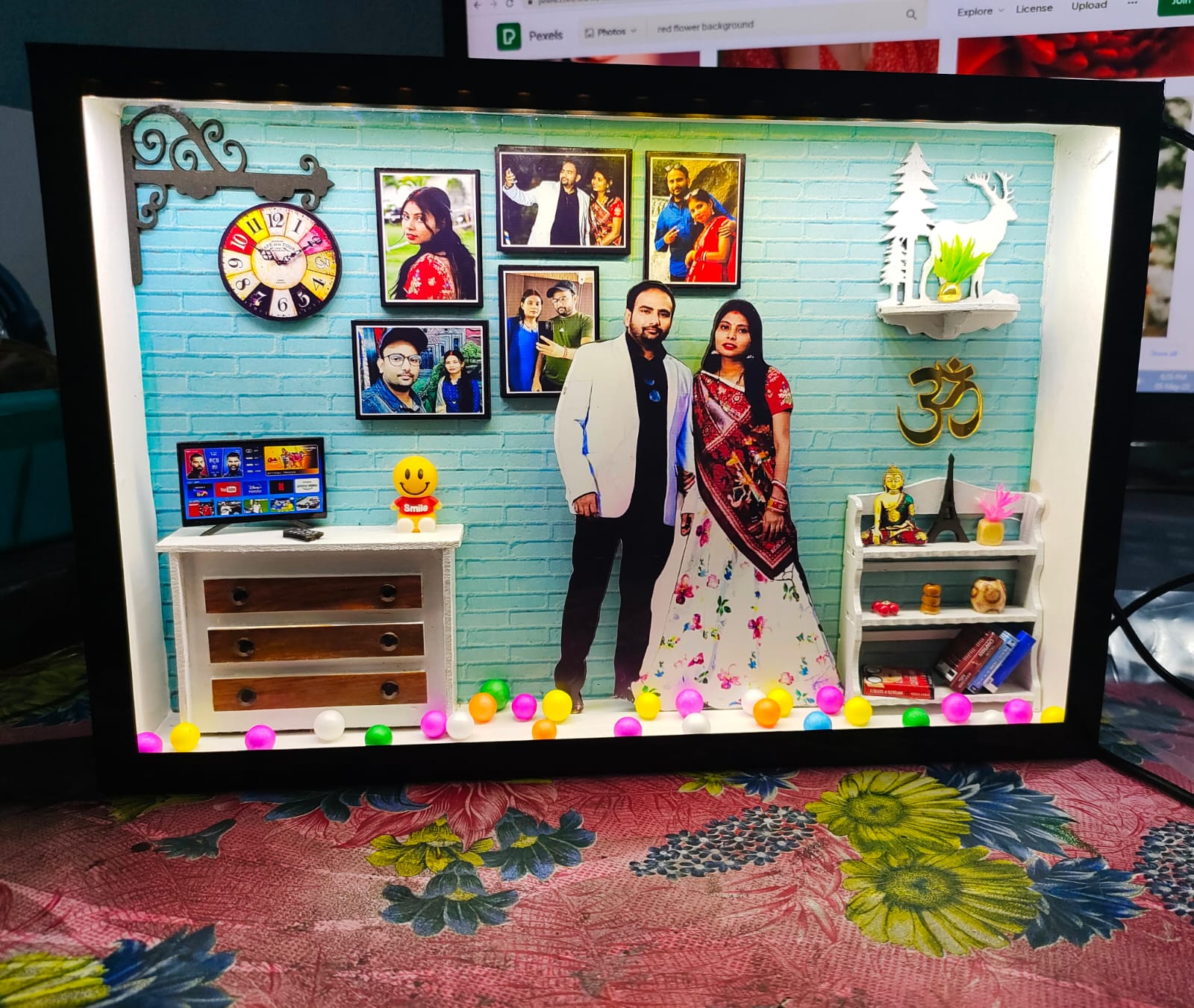 Miniature box frame - Personalised miniature Gifts 3D with light %count(title) - WhatsApp Image 2023 05 14 at 2.33.48 PM 1
