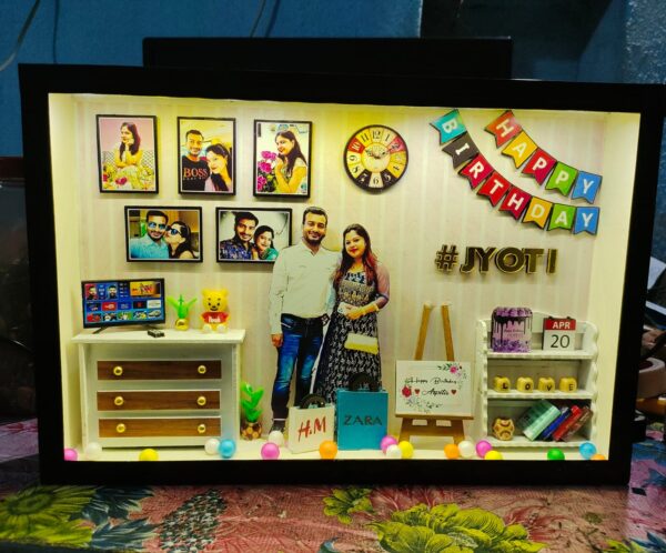 Miniature Box frame With Light - Customized Photo frame 3d Birthday Gift %count(title) - WhatsApp Image 2023 05 14 at 2.33.51 PM