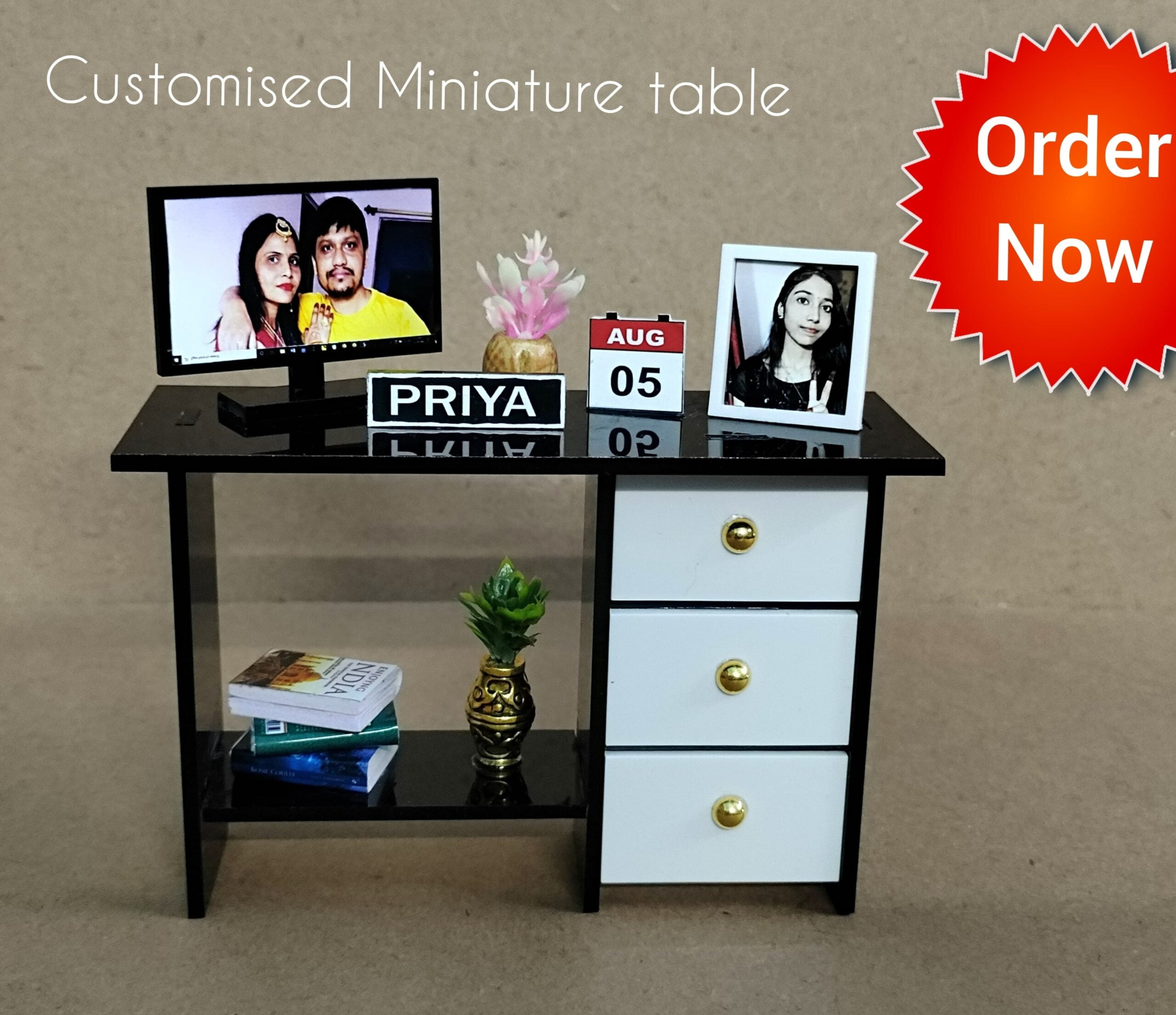 Miniature box frame - Personalised miniature Gifts 3D with light %count(title) - customisedminiature gift 1 scaled