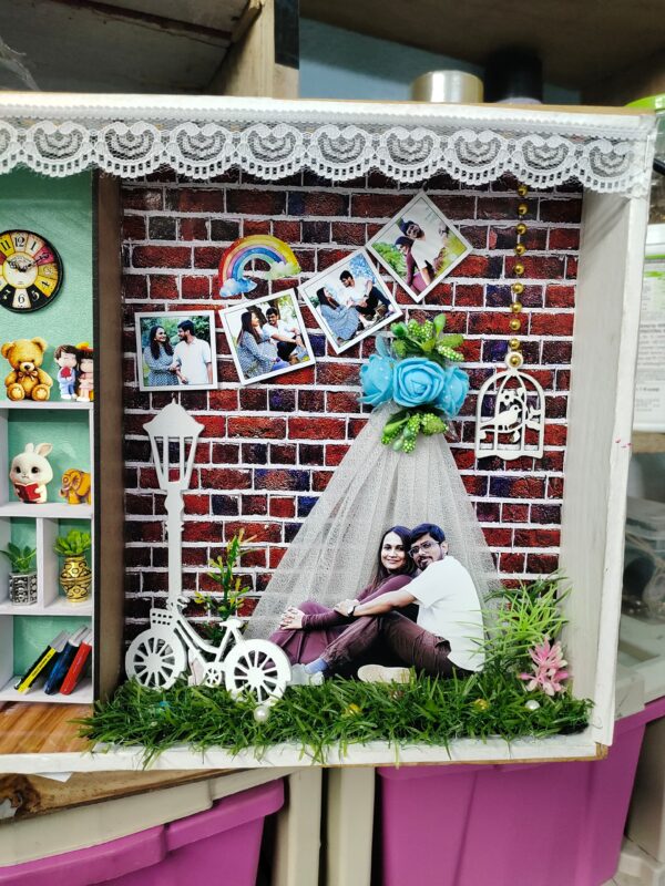3 in 1 Miniatre Photo frame shadow box