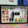 Miniature frame With Lights - 3d Customised Teacher's Theme Photo frame , Shadow box %count(title) - Customised Name Plate - Shadow box