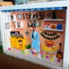 Miniature frame box With Led Light - Customized Photo frame 3d Birthday Gift Shadow box %count(title) - craft planet shadow box miniature frame 16