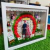 Miniature frame With Lights - 3d Customised Wedding Photo frame shadow box %count(title) - miniature photo frame 3d shadow boc craft planet 3